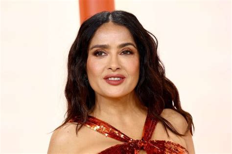 salma hayek posing nude|SALMA HAYEK Nude